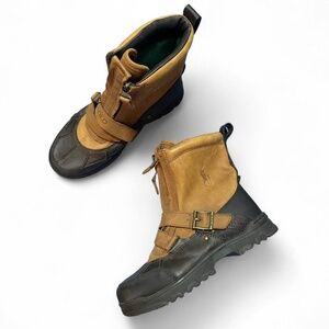 Polo Ralph Lauren Conquest Hi III Boots Brown Leather